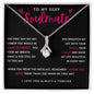 To My Soulmate | Alluring Beauty Necklace | Gift for soulmate, Anniversary gift, Girlfriend necklace, Gift for wife, Birthday gift