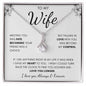 To My Wife | Alluring Beauty Necklace | I Gave My Heart To You