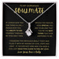 TO MY GORGEOUS SOULMATE | Alluring Beauty necklace | Soulmate necklace, Soulmate gift, Anniversary gift, Gift for soulmate, Wife necklace