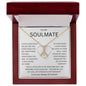 TO MY SOULMATE | Alluring Beauty necklace | Soulmate gift, Anniversary gift, Gift for soulmate Wife necklace