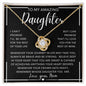 To My Amazing Daughter from Mom | Gift For Daughter, Daughter Necklace, Birthday Gift, To My Daughter Gift
