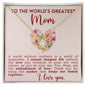 To the World's Greatest Mom | Love Knot Necklace