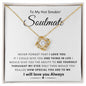 TO MY HOT SMOKIN' SOULMATE | Love Knot Necklace | Gift for soulmate, Anniversary gift, Girlfriend necklace, Gift for wife, Birthday gift