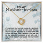 To My Mother-in-Law | Love Knot Necklace