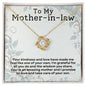 To My Mother-in-Law | Love Knot Necklace