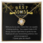 To The Best Mom in the World | Love Knot Necklace