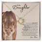 My Daughter | This Old Lioness - Love Knot Necklace | Gift from Mom