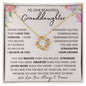 TO OUR BEAUTIFUL GRANDDAUGHTER | To my granddaughter, Birthday gift, Gift from grandma, Gift from grandpa