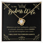 To My Badass Wife | Love Knot Necklace