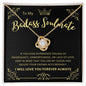 To My Badass Soulmate | Love Knot Necklace