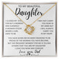 TO MY BEAUTIFUL DAUGHTER from Dad | Daughter Birthday, Gift From Dad, Dad To Daughter Gift, Christmas Gift