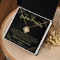 To My Badass Daughter | Love Knot Necklace