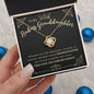 To My Badass Granddaughter | Love Knot Necklace | Remember whose Granddaughter you are