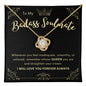 To My Badass Soulmate | Love Knot Necklace 1