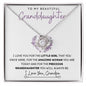 To My Beautiful Granddaughter | Love Knot Necklace | Precious From Grandpa