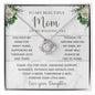 To My Beautiful Mom | Love Knot Necklace
