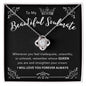 To My Beautiful Soulmate | Love Knot Necklace