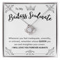 To My Badass Soulmate | Love Knot Necklace
