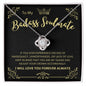 To My Badass Soulmate | Love Knot Necklace