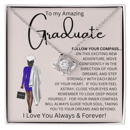 To My Amazing Graduate | Love Knot Necklace