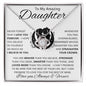 To My Amazing Daughter | Love Knot Necklace