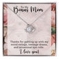 To My Bonus Mom | Love Knot Necklace