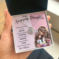 To My Amazing Daughter | Love Knot Necklace | Braver Stronger