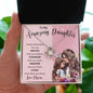 To My Amazing Daughter | Love Knot Necklace | Braver Stronger
