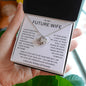 TO MY FUTURE WIFE | Love Knot Necklace | Soulmate gift, Anniversary gift, Gift for soulmate Wife necklace to my soulmate