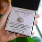 To My Beautiful Granddaughter | Love Knot Necklace | Precious From Grandpa