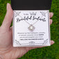 To My Beautiful Soulmate | Love Knot Necklace