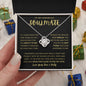 TO MY GORGEOUS SOULMATE | Love Knot Necklace | Soulmate necklace, Soulmate gift, Anniversary gift, Gift for soulmate Wife necklace