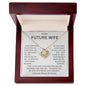 TO MY FUTURE WIFE | Love Knot Necklace | Soulmate gift, Anniversary gift, Gift for soulmate Wife necklace to my soulmate