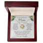 To My Beautiful Mom | Love Knot Necklace