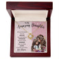 To My Amazing Daughter | Love Knot Necklace | Braver Stronger