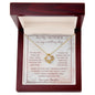To My Mother on my Wedding Day | Love Knot Necklace