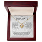 TO MY SOULMATE | Love Knot Necklace | Wife anniversary girlfriend necklace to Gift for soulmate gift for her