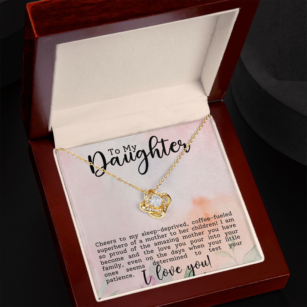 To My Daughter | Love Knot Necklace