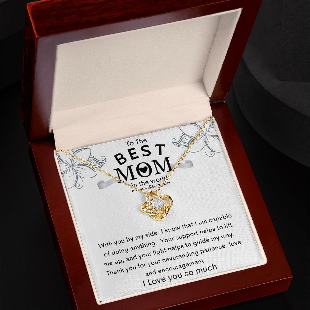 To the Best Mom in the World | Love Knot Necklace