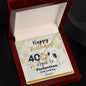 Happy 40th Birthday | Love Knot Necklace
