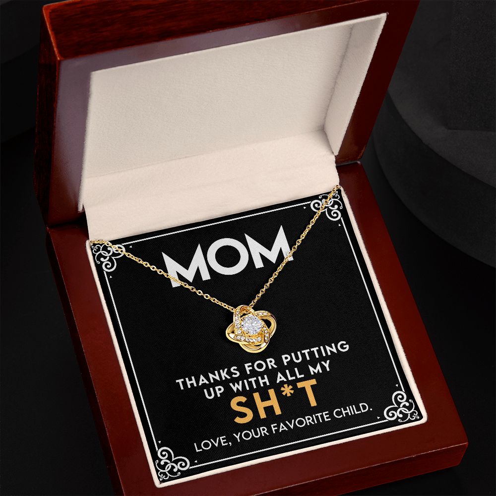 To My Mom | Love Knot Necklace