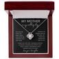 MY MOTHER | Love Knot Necklace | Mom Birthday Gift, Gift From Daughter, Mother Daughter Gift, Necklace For Mom, Mom Gift From Son