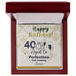 Happy 40th Birthday | Love Knot Necklace