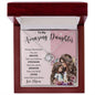 To My Amazing Daughter | Love Knot Necklace | Braver Stronger
