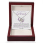 My Beautiful Girlfriend | Love Knot Pendant Necklace | valentines day gift, gift for her, to my girlfriend