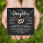 TO MY DAUGHTER | INTERLOCKING HEART | Gift For Daughter, Birthday Gift, Daughter Necklace, To My Daughter Gift, Daughter Birthday