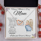 Happy Mother's Day Mom | Interlocking Hearts necklace