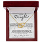 TO MY DAUGHTER | Interlocking Hearts | Gift For Daughter, Birthday Gift, Daughter Necklace, To My Daughter Gift,