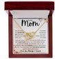 To My Mom | Interlocking Hearts necklace