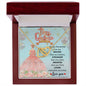 Mis Quince with Crown | Interlocking Hearts necklace